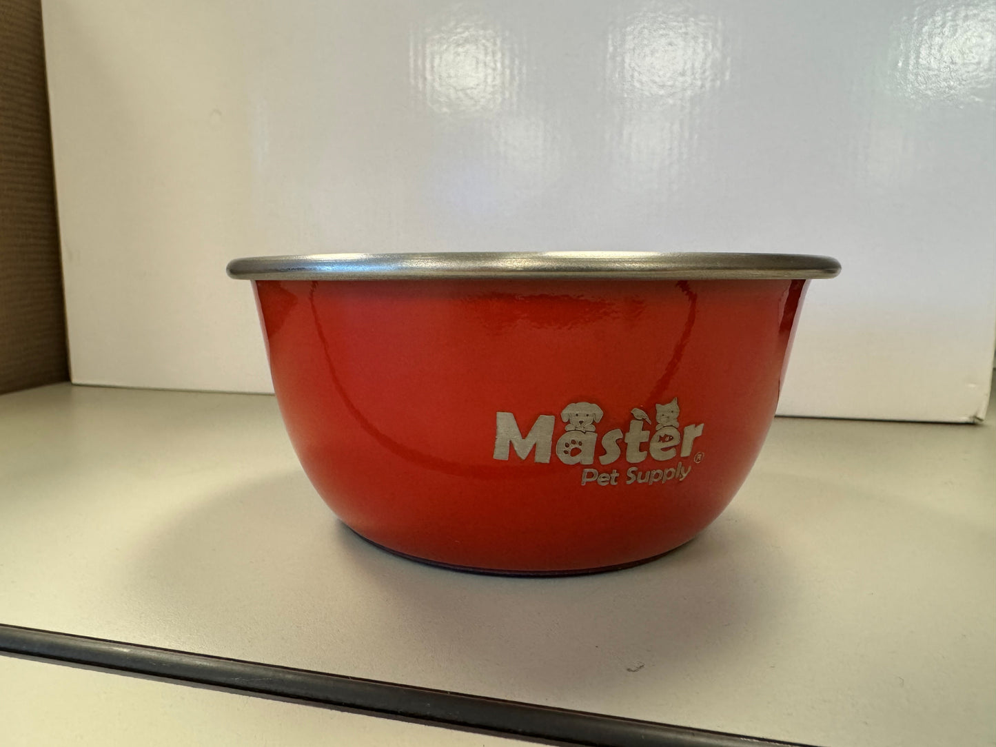 Pet Bowl with Anti-Skid Full Rubber Base 16-Ounce (Pack of 2)
